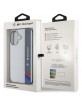 BMW iPhone 16 Plus Case Motosport Vertical Stripe Grey