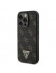 Guess iPhone 16 Pro Hülle Case New 4G Triangle Schwarz