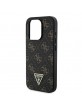 Guess iPhone 16 Pro Hülle Case New 4G Triangle Schwarz