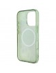 Guess iPhone 16 Pro Case Flower Circle MagSafe Green