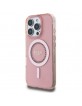 Guess iPhone 16 Pro Case MagSafe Rhinestones Stras Pink