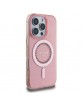 Guess iPhone 16 Pro Case MagSafe Rhinestones Stras Pink