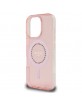 Guess iPhone 16 Pro Case MagSafe Rhinestones Stras Pink