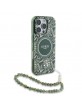 Guess iPhone 16 Pro Case Electro Strap MagSafe Green