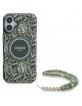 Guess iPhone 16 Plus Case Electro Strap MagSafe Green