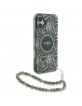 Guess iPhone 16 Plus Case Electro Strap MagSafe Green