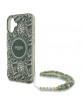 Guess iPhone 16 Plus Case Electro Strap MagSafe Green