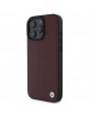 BMW iPhone 16 Pro Max Case Genuine Leather Diamond MagSafe Red