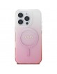 Guess iPhone 16 Pro Max Case MagSafe Glitter Gradient Pink