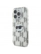 Karl Lagerfeld iPhone 16 Pro Hülle Case Choupette Electrolated Transparent