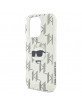 Karl Lagerfeld iPhone 16 Pro Hülle Case Choupette Electrolated Transparent