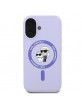 Karl Lagerfeld iPhone 16 Case Magsafe Karl Choupette Purple