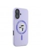 Karl Lagerfeld iPhone 16 Case Magsafe Karl Choupette Purple