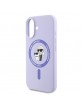 Karl Lagerfeld iPhone 16 Case Magsafe Karl Choupette Purple