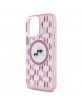 Karl Lagerfeld iPhone 16 Pro Hülle Case MagSafe Head Rosa Pink