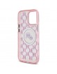 Karl Lagerfeld iPhone 16 Pro Hülle Case MagSafe Head Rosa Pink