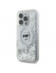 Karl Lagerfeld iPhone 16 Pro Hülle Case Magsafe Glitter Choupette Silber