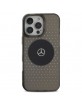 Mercedes iPhone 16 Pro Hülle MagSafe Star Pattern Schwarz