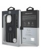 Mercedes iPhone 16 Pro Case MagSafe Crossed Lines Black