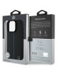 Mercedes iPhone 16 Pro Case MagSafe Genuine Leather Black