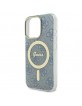 Guess iPhone 16 Pro Case Cover 4G MagSafe Blue