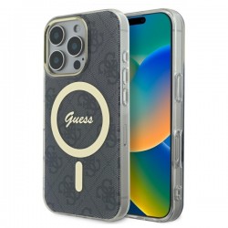 Guess iPhone 16 Pro Case Cover 4G MagSafe Black