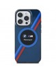 BMW iPhone 16 Pro Hülle Case Motosport MagSafe Blau