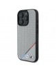 BMW iPhone 16 Pro Max Case MagSafe M Perforated Tricolor Grey