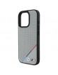 BMW iPhone 16 Pro Max Case MagSafe M Perforated Tricolor Grey