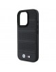 BMW iPhone 16 Pro Max Hülle Case MagSafe Perforated M Stitched Schwarz