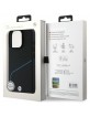 BMW iPhone 16 Pro Max Case MagSafe Genuine Leather Textured Black