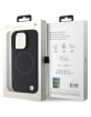 BMW iPhone 16 Pro Max Case Genuine Leather Cover Textured Black