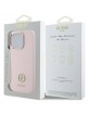 Guess iPhone 16 Pro Max Case Silicone 4G Rhinestone Diamond Pink