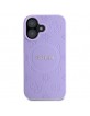 Guess iPhone 16 Plus Case MagSafe Peony 4G Saffiano Purple