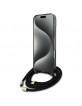 Guess iPhone 16 Pro Max Case MagSafe Crossbody Cord Black