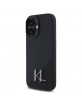 Karl Lagerfeld iPhone 16 Case Magsafe Initial Black