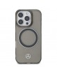 Mercedes iPhone 16 Pro Case MagSafe Silver Ring Black