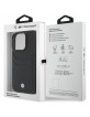 BMW iPhone 16 Pro Max Hülle Case Cover Echtleder Kartenhalter Schwarz