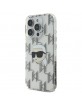 Karl Lagerfeld iPhone 16 Pro Case Karl Head Electrolated Transparent