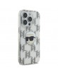 Karl Lagerfeld iPhone 16 Pro Case Karl Head Electrolated Transparent