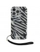 Karl Lagerfeld iPhone 16 Pro Case Zebra Cord Black