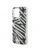 Karl Lagerfeld iPhone 16 Pro Case Zebra Cord Black