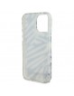 Karl Lagerfeld iPhone 16 Pro Case Zebra Cord Black