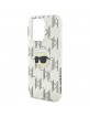 Karl Lagerfeld iPhone 16 Pro Max Case Karl Head Electrolated Transparent