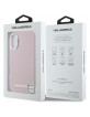 Karl Lagerfeld iPhone 16 Case Magsafe Metal Plate Pink