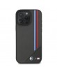 BMW iPhone 16 Pro Max Case MagSafe M Meshed Tricolor Stripes Grey