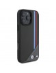 BMW iPhone 16 Pro Max Case MagSafe M Meshed Tricolor Stripes Grey