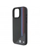 BMW iPhone 16 Pro Max Case MagSafe M Meshed Tricolor Stripes Grey