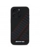 AMG Mercedes iPhone 16 Pro Case Checkered Flag MagSafe Black