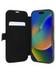 BMW iPhone 16 Tasche Book Case Echtleder Signature Schwarz